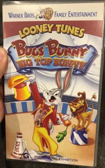 LOONEY TUNES : Bugs Bunny - Big Top Bunny VHS VIDEO TAPE (kids cartoon) $35.95 - PicClick AU