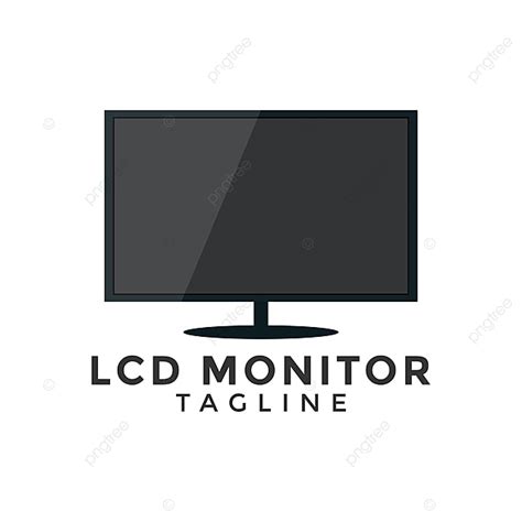 Lcd Monitor Graphic Design Element Template Illustration, Logo, Symbol, Graphic PNG and Vector ...