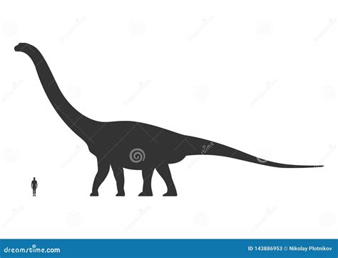 Comparison of Human and Dinosaur Sizes Isolated on White Background ...