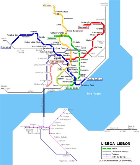 UrbanRail.Net > Europe > Portugal > Metropolitano de LISBOA (Lisbon Subway)