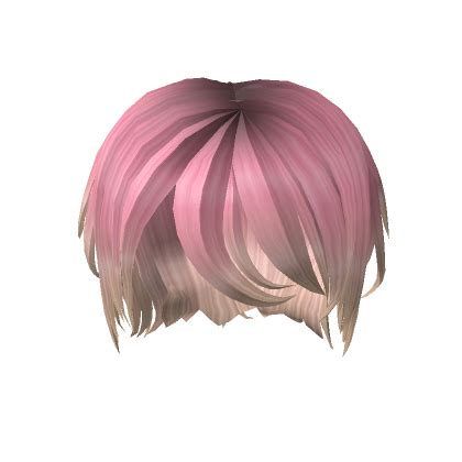 Short Messy Cut - Pink Blonde Ombre's Code & Price - RblxTrade