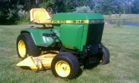 John Deere 317 garden tractor - hydrostatic - VIDEO for Sale in Holland, Michigan Classified ...