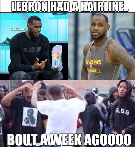 9 Best Memes of LeBron James Having Hair Problems | Sportige