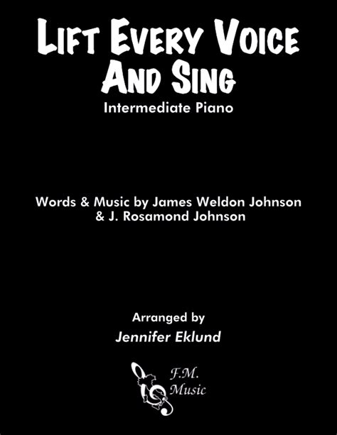 Lift Every Voice and Sing (Easy Piano) By - F.M. Sheet Music - Pop ...