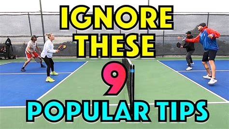 9 Popular Pickleball Tips That Are Actually Ruining Your Game - YouTube