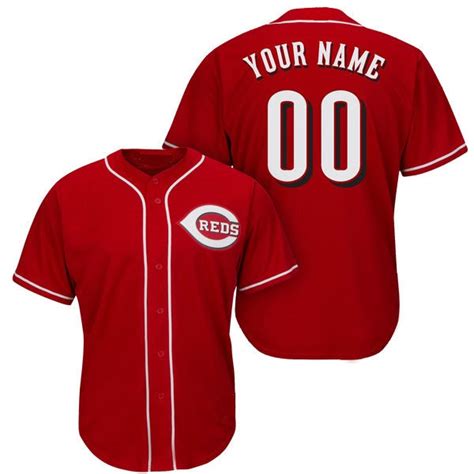 Cincinnati Reds Customizable Custom Baseball Jersey – Best Sports Jerseys