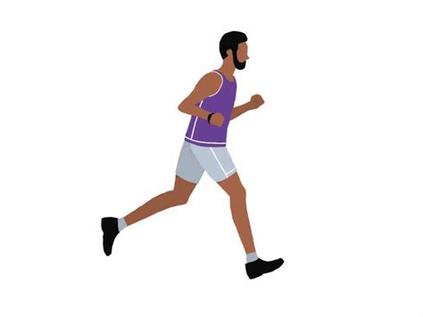 Racetrack Runner by BERG on Dribbble | Person running, Race track ...