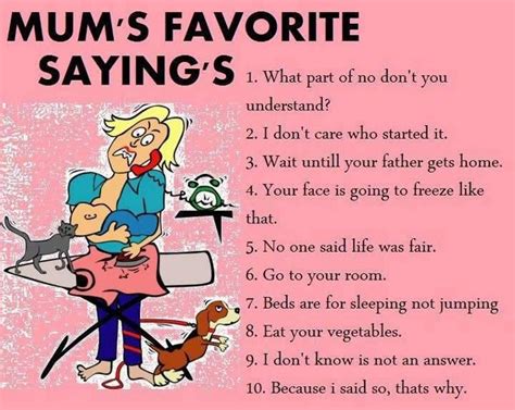 Humorous Mother Daughter Quotes | Do you remember your mum saying these things? Did you think I ...