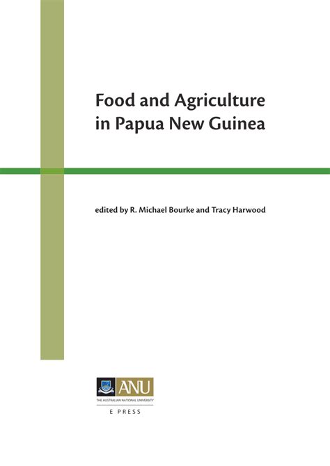 (PDF) Food and Agriculture in Papua New Guinea