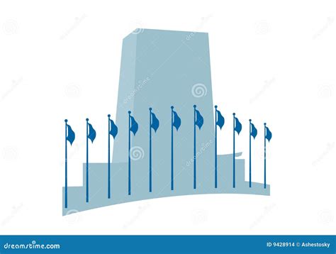 United Nations Headquarters Vector | CartoonDealer.com #9428914