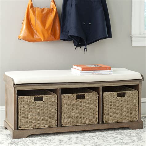 Seminole Wood Storage Hallway Bench | Wayfair