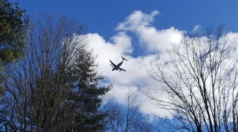 A C-17 landing at the local airport : r/aviation