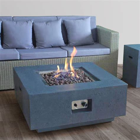 Outdoor Fire Pit Cube Patio Fireplace WFP02 - Impressive Flame