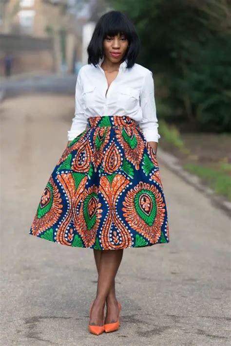 Why African Print Skirts Are In This Summer - Lazy Penguins