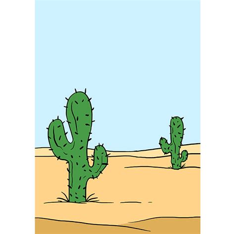 How to Draw a Cactus - Really Easy Drawing Tutorial | Drawing tutorial easy, Easy drawings ...