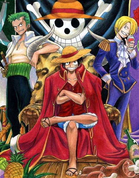 Zoro Luffy and Sanji | Manga anime one piece, One piece luffy, One piece manga