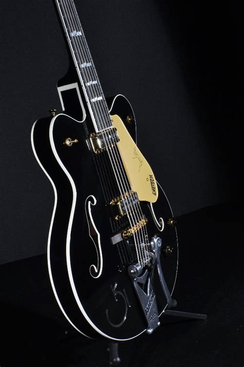 Gretsch G6120TB-DE Duane Eddy Black Pearl 6-String Hollow Body Electric Bass | StreetSoundsNYC