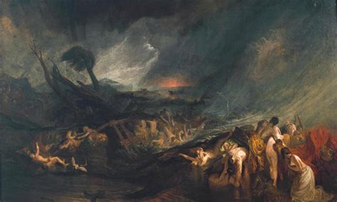 “The Deluge” (Exhibited 1846) by Joseph Mallord William Turner (1775–1851)