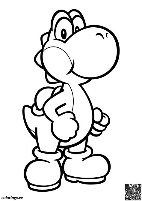 Yoshi Printable Coloring Pages - Printable Word Searches