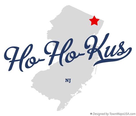 Map of Ho-Ho-Kus, NJ, New Jersey