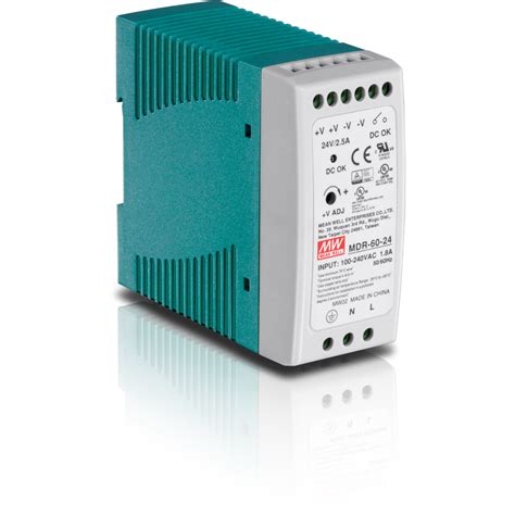 60 W Single Output Industrial DIN-Rail Power Supply - TRENDnet TI-M6024