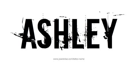 ashley name tattoo designs - tareaenfermeria