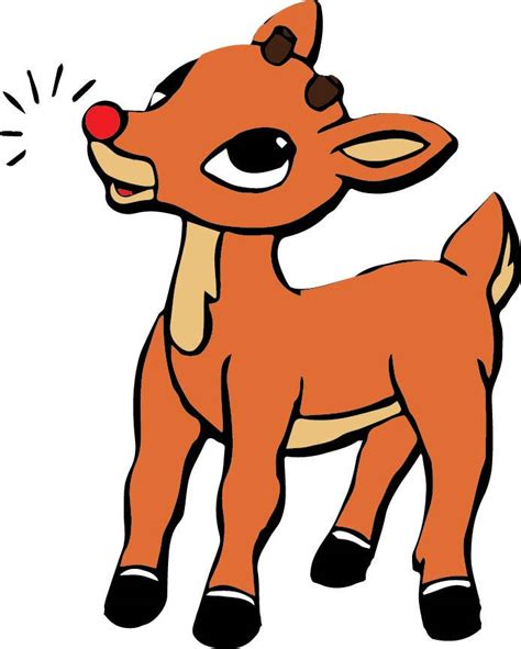 Rudolph the red nosed reindeer SVG File | Etsy