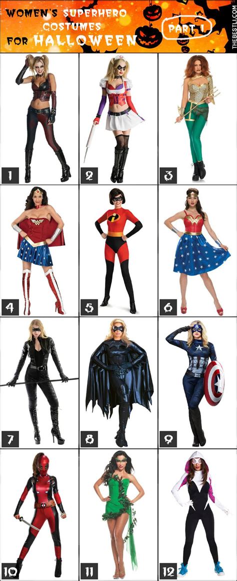 Female Superhero And Villain Costumes