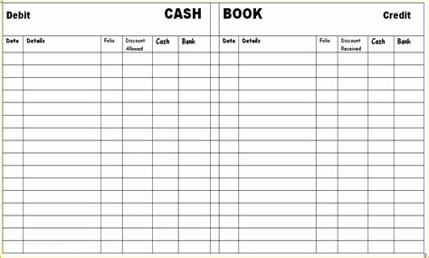 Ledger Sheet Template Free Of 10 Rental Ledger Templates Pdf ...