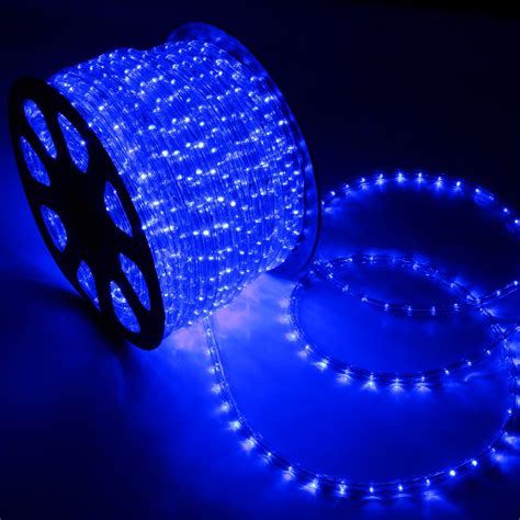 150' Blue LED Rope Light - Home Outdoor Christmas Lighting - WYZ works