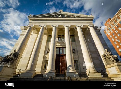 The exterior of the New Haven County Courthouse, in downtown New Haven, Connecticut Stock Photo ...