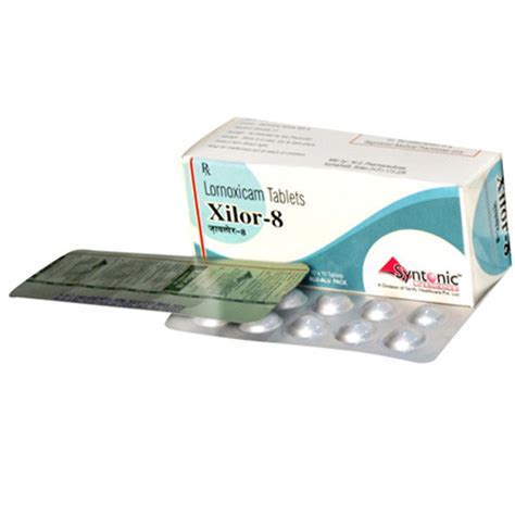 Lornoxicam 8 Mg Tab at Rs 900.00/box | Lornoxicam Tablets in Mohali | ID: 9563045688