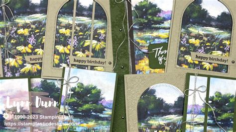 Meandering Meadows Card Ideas - Lynn Dunn - Stamptastic Designs