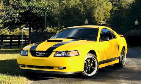 Screaming Yellow 2004 Ford Mustang GT Coupe