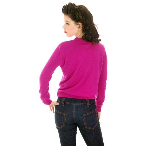 Vintage Orlon Sweater Fuchsia Color Long Sleeve Donna Dean 1950s – The Best Vintage Clothing