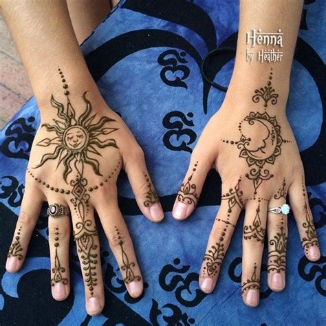 #henna #celestial #sun #moon #iloveyoutothemoonandback #inspired by #randomphonepic | Henna ...