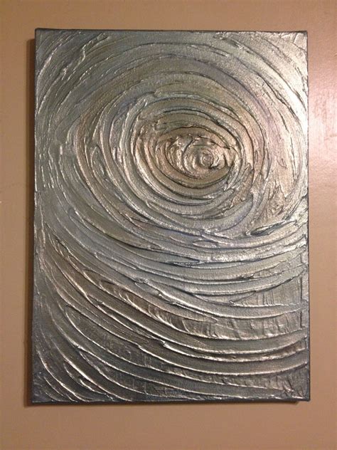 Swirl and a little modeling paste! | Texture art, Gold art painting, Painting