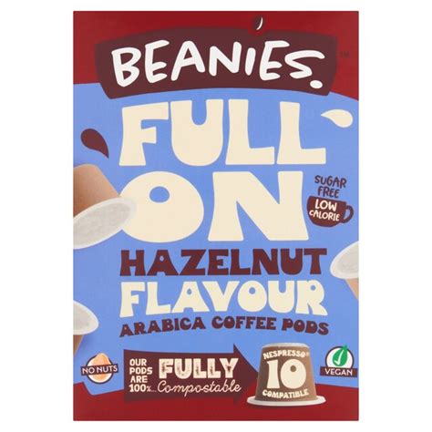 Beanies Hazelnut Flavoured Fully Compostable Coffee Pods | Ocado