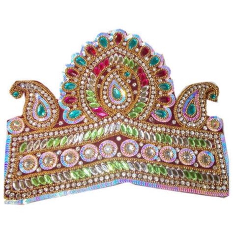 Multi Color Impressive God Mukut at Best Price in Delhi | Radha Krishna ...