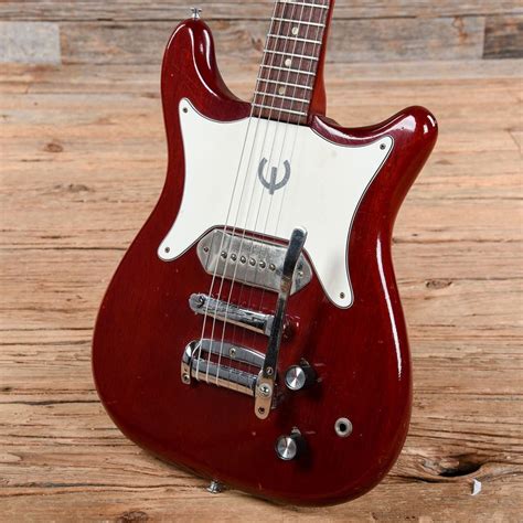 Epiphone Coronet Cherry 1965 (s640) | Epiphone, Coronet, Cool guitar