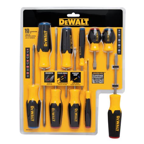 10 Pc Screwdriver Set - DWHT62513 | DEWALT