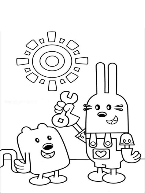 Wow Wow Wubbzy Coloring Pages. Print for Free