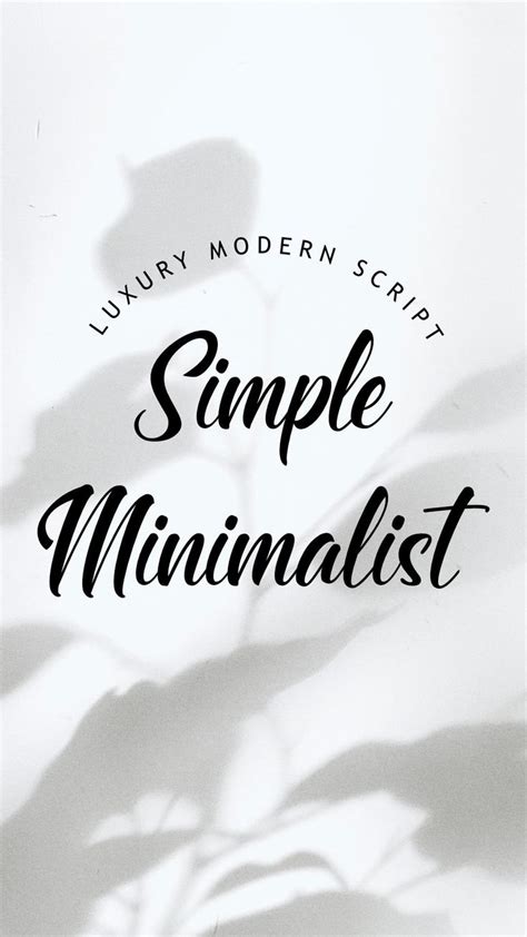 Simple Minimalist | Fonts alphabet, Fancy cursive, Vintage fonts