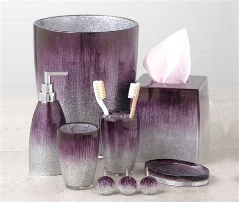 Elegant & Sophisticated Purple Bathroom Accessories - Decor Report