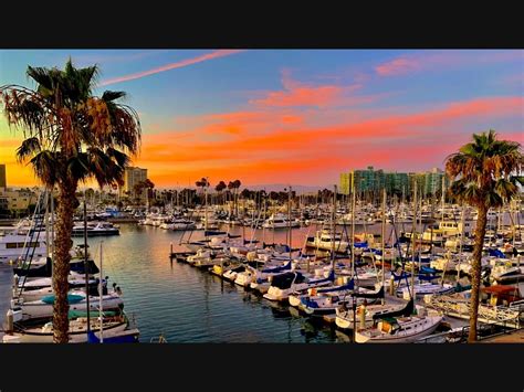 Orange Sunset Sky Lights Up Marina Del Rey: Photo Of The Day | Marina Del Rey, CA Patch