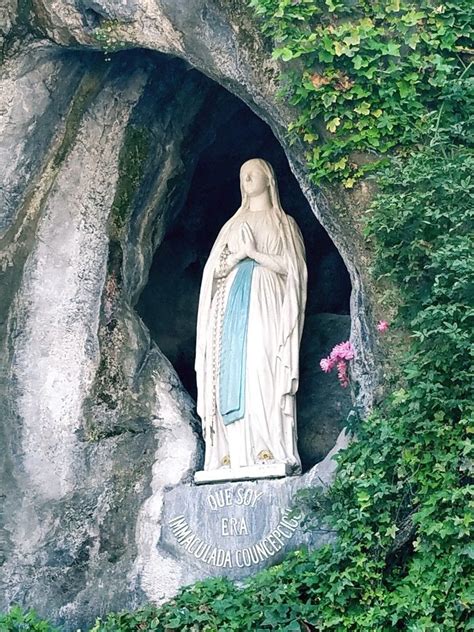 Lourdes Grotto France, Our Lady Of Lourdes, Natural Landmarks, Nature ...