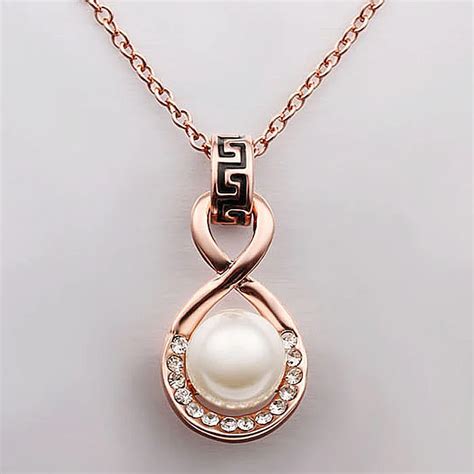 G091 simple fashion women jewelry accessorise pearl pendant necklace-in Chain Necklaces from ...