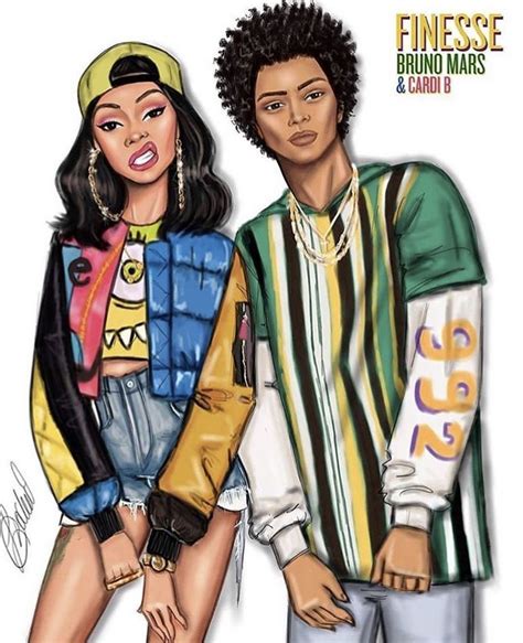 Cardi B Cute Cartoon