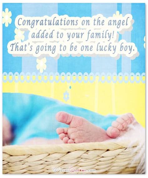 Baby Boy Congratulation Messages with Adorable Images