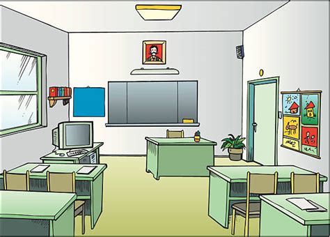 Best Empty Classroom Illustrations, Royalty-Free Vector Graphics & Clip Art - iStock